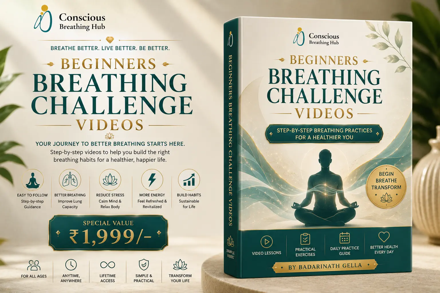 BEGINNERS BREATHING CHALLENGE VIDEOS