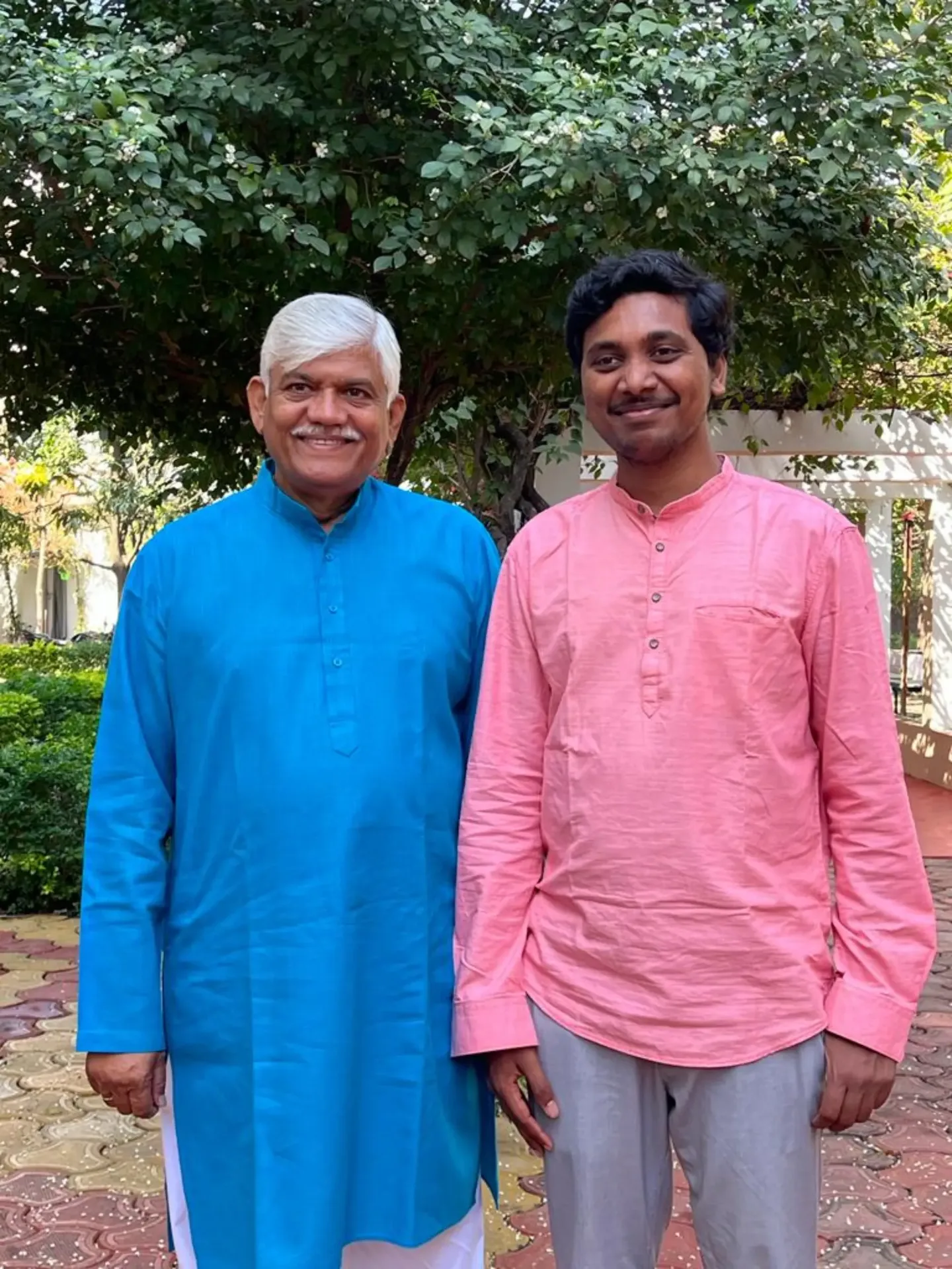 Badarinath with mentor